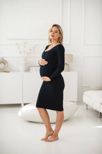 Lade das Bild in den Galerie-Viewer, Umstandskleid Tummy - Navy
